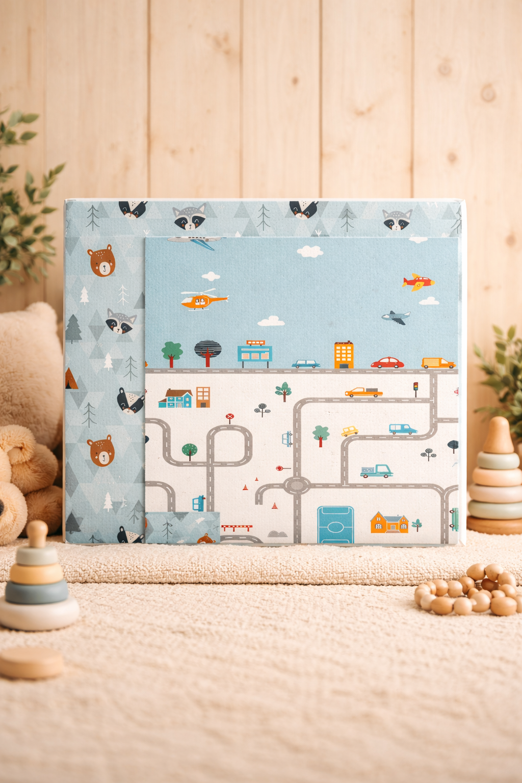 Alfombra Mat Play Texturizada 180x200 Tribu y Pista