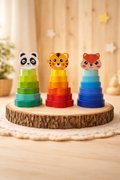 Torre de Madera Triple Animales