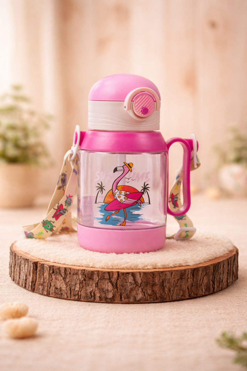 Botella con Bombilla y Correa