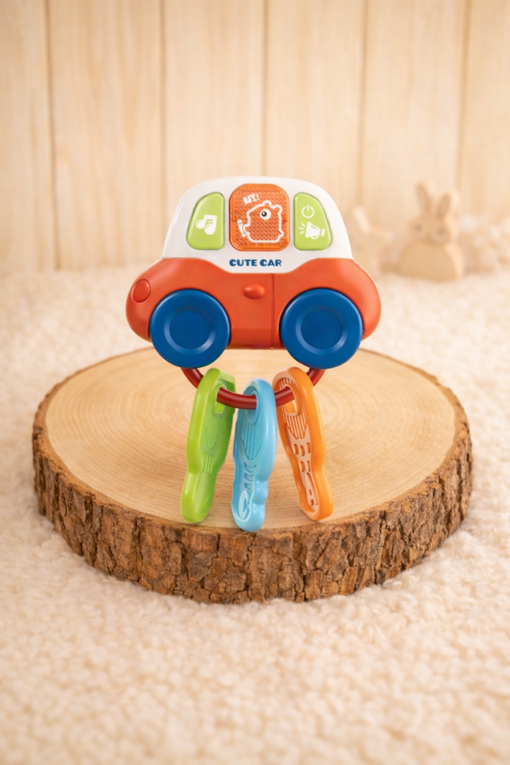 Llavero Mordedor Musical Auto