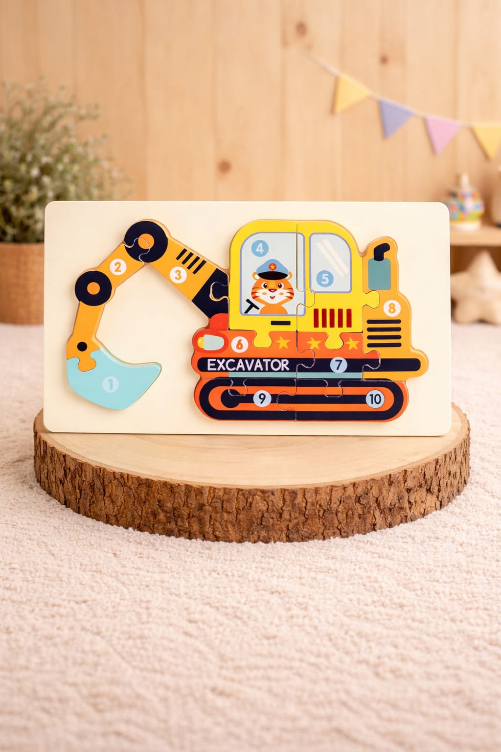 Rompecabezas de Madera Medios de Transporte