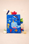 Libro Sensorial de Tela Diseños en Colores