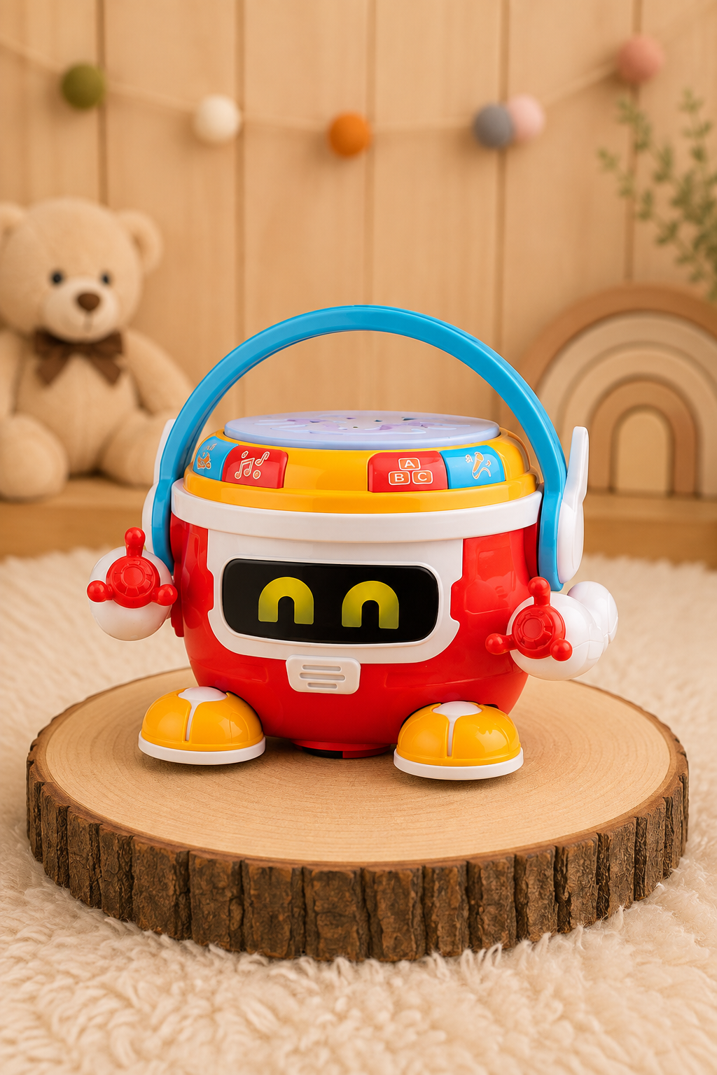 Tambor Robot Caminante Musical