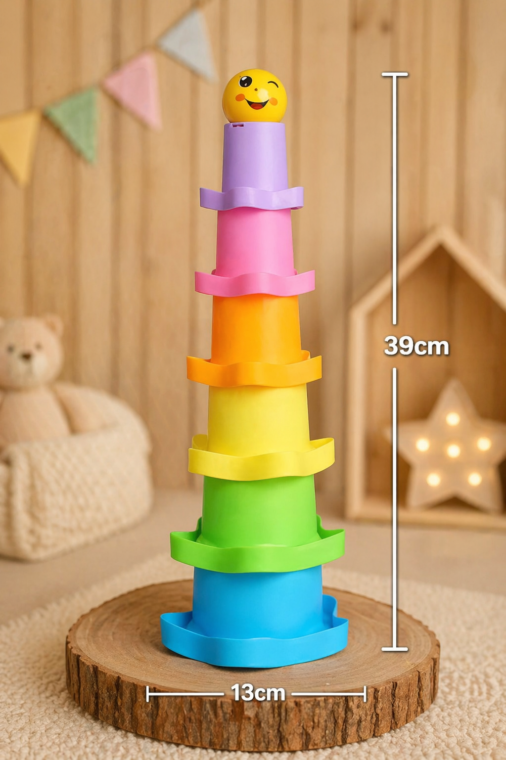 Torre de Vasos Apilables