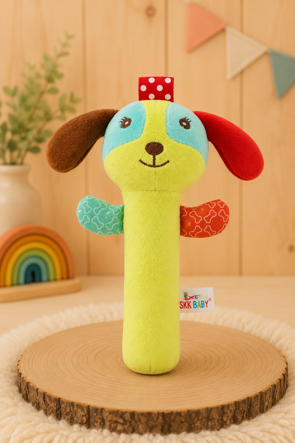 Sonajero Chipote de Felpa Animales