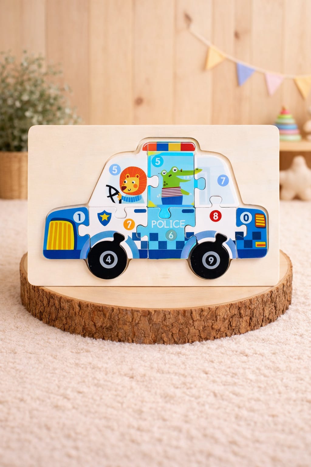 Rompecabezas de Madera Medios de Transporte