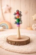 Sonajero de Madera con 10 Campanas