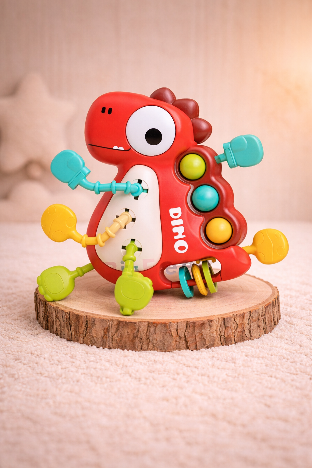 Mordedor Pop-It Dinosaurio