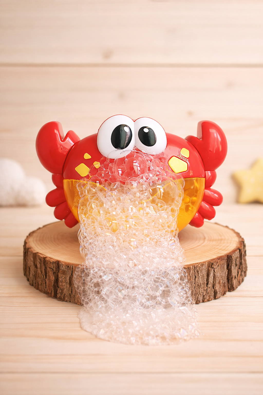 Cangrejo Lanza Burbujas Para Ducha