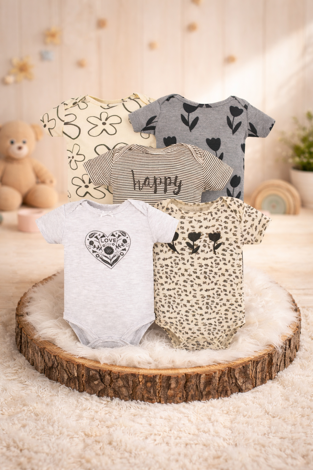 Pack 5 Bodies Love Black 🖤🤘