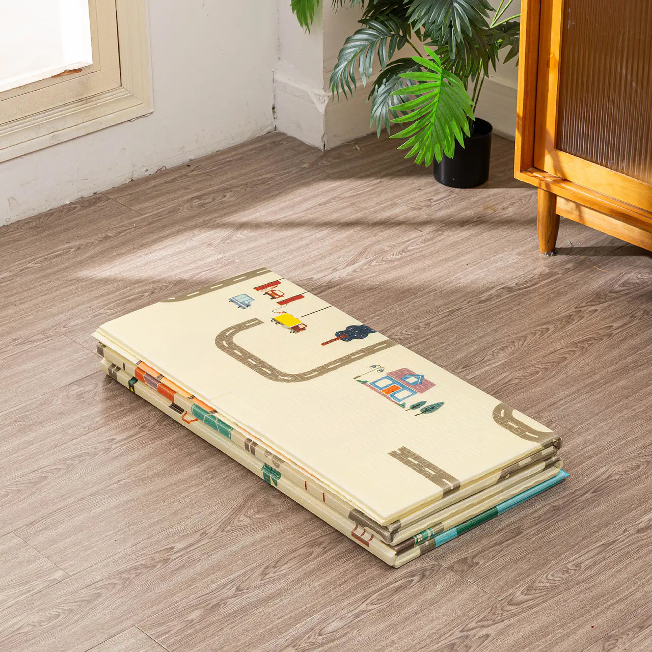 Alfombra Playmats Antigolpes 150x180 Tribu y Pista