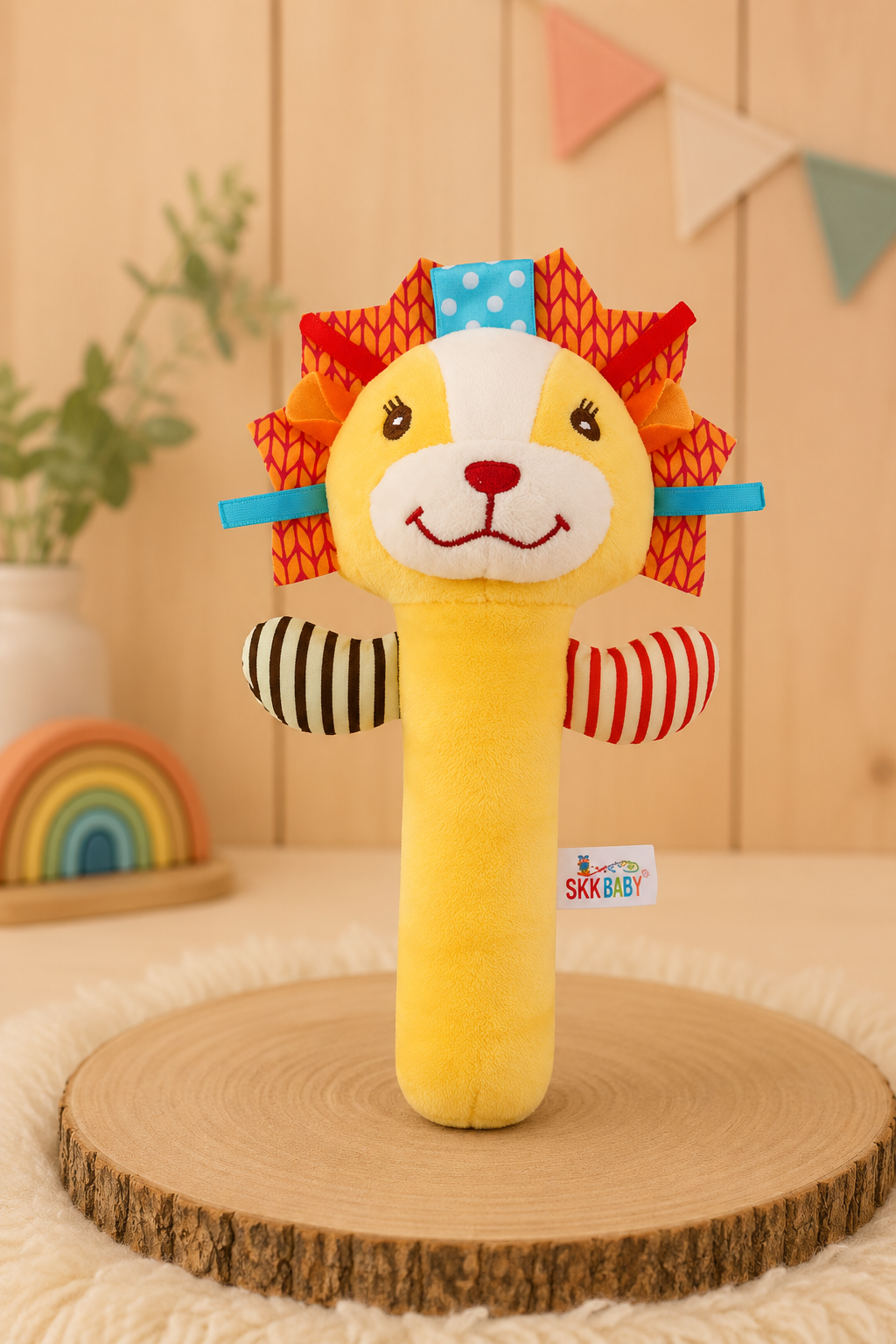 Sonajero Chipote de Felpa Animales