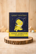 Agenda Pediátrica Personalizada Dinosaurio Astronauta