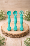 Set 3 Cucharas de Aprendizaje de Silicona