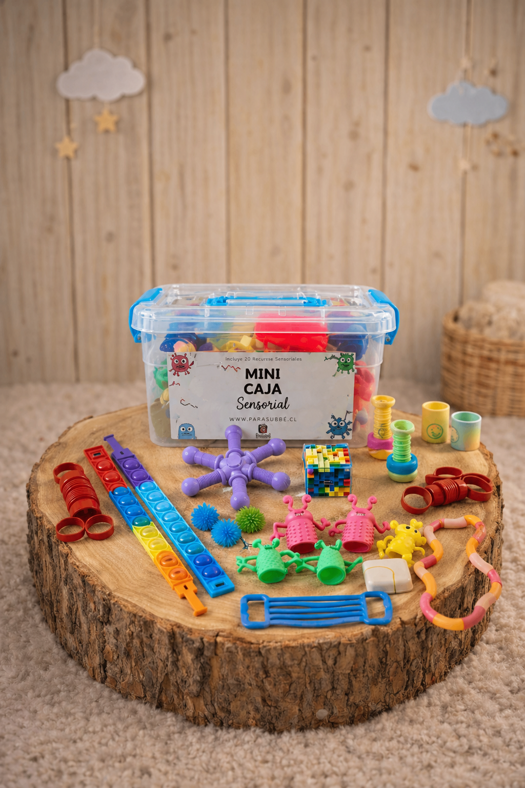 Caja Sensorial 20 Artículos
