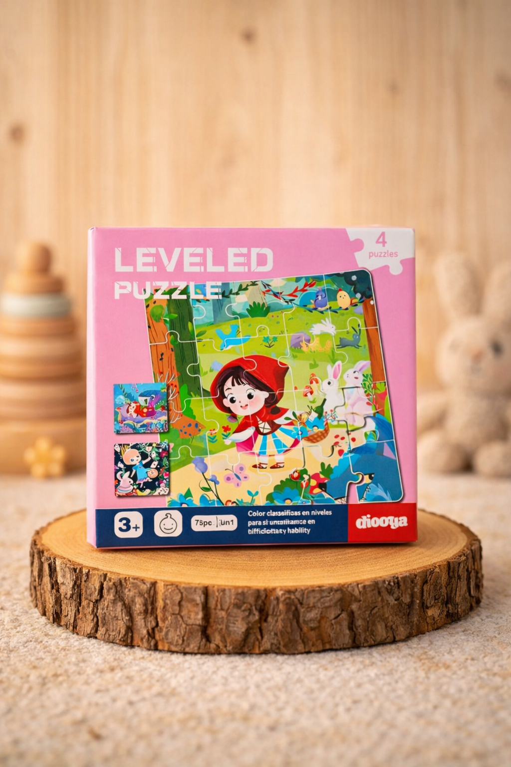 Rompecabezas Nivel 4 Magnético 3 en 1