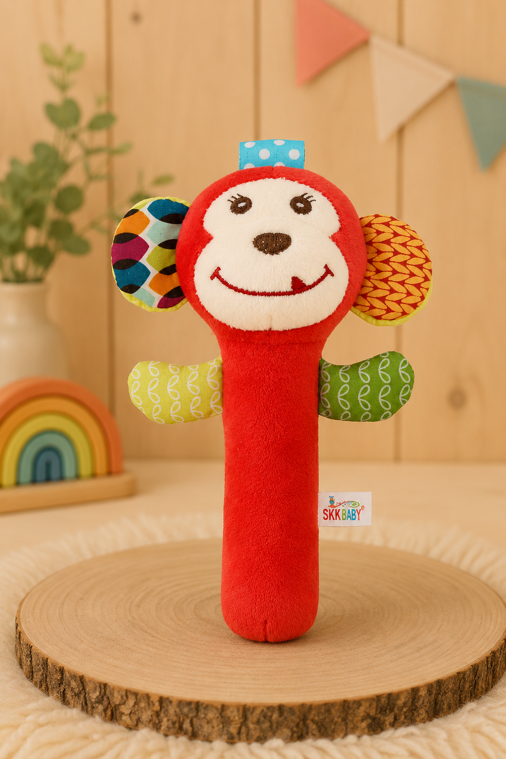 Sonajero Chipote de Felpa Animales