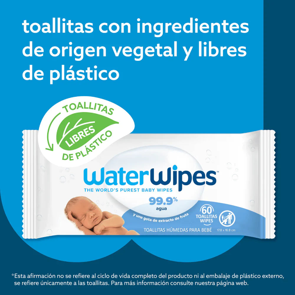 Toallitas WaterWipes Box 9 Uns 540 Toallitas